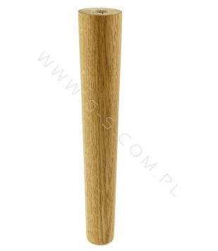 [20 CM] Holz Eiche Massivholz Gerade Möbelfüße 32/25 mm mit M8 x 24 mm Einschaubmuttern