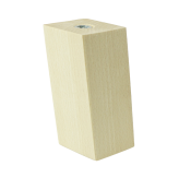 [10 CM] Holz Buche Massivholz Schräg Möbelfüße 45/45 mm ohne Montageplatte