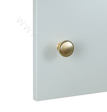 [31 X 26 MM] VINCENZA Möbelknopf aus Metall, Matt Gold