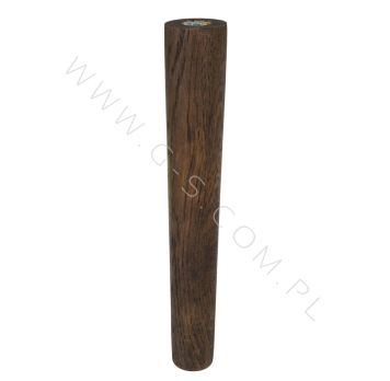 [20 CM] Holz Eiche Massivholz Gerade Möbelfüße 32/25 mm mit M8 x 24 mm Einschaubmuttern