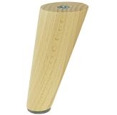 [10 CM] Holz Buche Lackiert Schräg Möbelfüße 45/25 mm ohne Montageplatte