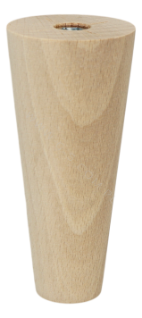 [8 CM] Holz Buche Massivholz Gerade Möbelfüße 45/25 mm ohne Montageplatte