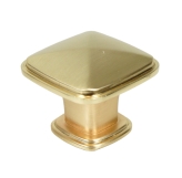 Braga Möbelknopf aus Metall, Gold Matt