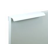 [20 CM / 160 MM] LYON Aluminium Möbelgriffe, Griffleiste Profilgriffe weiss
