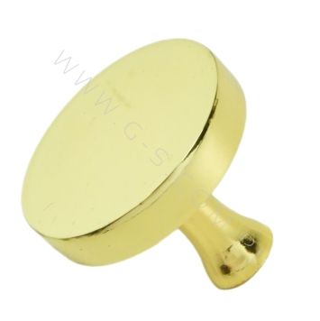 [31,5 X 26,5 MM] LISBONA Möbelknopf aus Metall, Gold