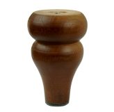 [10 CM] Holz Buche Tulpe Nussfarben Gerade Möbelfüße ohne Montageplatte