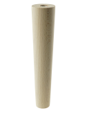 Noga wąski stożek do mebli, 18 cm surowa