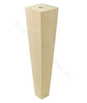 [20 CM] Holz Buche Massivholz Trapez Möbelfüße 60/30 mm ohne Montageplatte