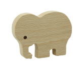 Elefantenförmiger Holzknopf