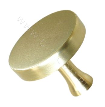 [31,5 X 26,5 MM] LISBONA Möbelknopf aus Metall, Gold Matt