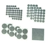 Filzgleiter 148-teilige Set Selbstklebende Grau