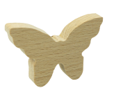 Schmetterlingsförmiger Holzknauf