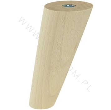 [15 CM] Holz Buche Massivholz Schräg Möbelfüße 45/25 mm ohne Montageplatte