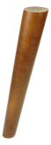[35 CM] Holz Buche Nussfarben Lackiert Schräg Möbelfüße 45/25 mm ohne Montageplatte