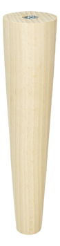 [30 CM] Holz Buche Massivholz Gerade Möbelfüße 45/25 mm ohne Montageplatte